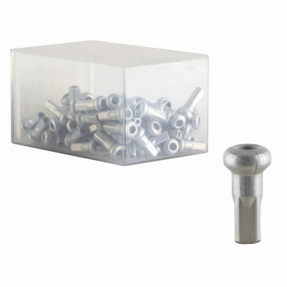 Dt Swiss Hidden Nipples Hidden 2.0mm 12mm Silver Aluminum Forged Machined Nipple