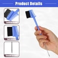 thumbnail image 5 of Vocoste Dual Comb Eyebrow Brushes for Women Eyelash Eyebrow Travel Makeup Tool Blue 8.15" Length, 5 of 7