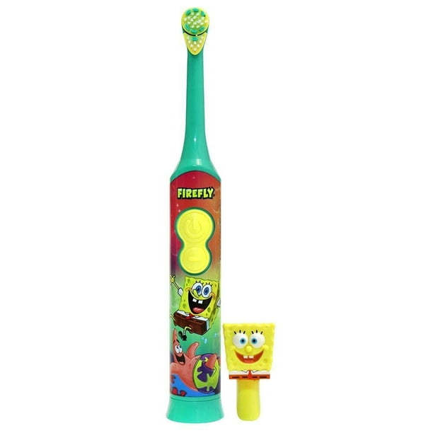 Firefly Firefly Clean N' Protect Spongebob Power Toothbrush With Antibacterial Cover