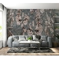 thumbnail image 6 of Tiptophomedecor Background & Patterns Wallpaper Wall Mural - Grey Aubergine Stone Wall, 6 of 8