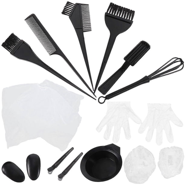 1 Set Hair Color Mixing Kit Hair Dye Kit Hair Dye Bowls Brushes Ears Covers