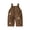 Coffee, variant on RUINIXCW Kids Girls Overalls, Sweet Embroidery Flower Corduroy Buckle Closure Pants