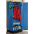 thumbnail image 4 of Furniture of America Carles Metal Blue 1-Door with 2 Shelves Kids Clothing Storage, 4 of 5