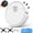 White, variant on Mini Robot Vacuum for Car, 3 in 1 Rechargeable Automatic Avoidance Smart Sweeping Robot Vacuum Cleaner Low Noise Compact Multifunctional Cleaner Machine with vacuuming and Wet Mopping