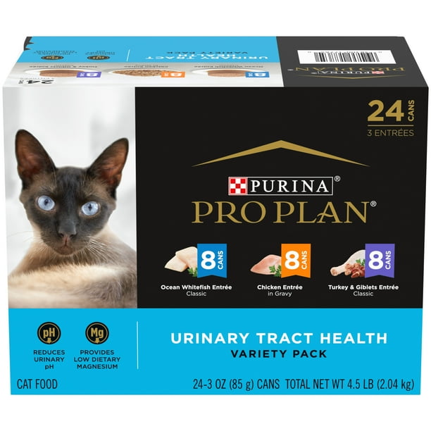 Purina Pro Plan Urinary Tract Health Wet Cat Food Variety Pack, 3 oz