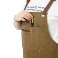 thumbnail image 5 of Long Heavy Duty  Canvas Tool Apron, Carpenter Aprons, Woodworking Aprons, Carpenters 16 Oz ,Fully Adjustable to Comfortably Fit Men and Women ,not waxed, 5 of 5