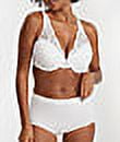 Women's Bali DF0084 One Smooth U Comfort Stretch Lace Underwire Bra (White 34DD)