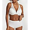 thumbnail image 5 of Women's Bali DF0084 One Smooth U Comfort Stretch Lace Underwire Bra (White 40B), 5 of 6