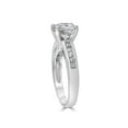 thumbnail image 2 of 2 1/2ct Princess Cut & Round Diamond 14K White Gold Engagement Accent Ring, 2 of 4