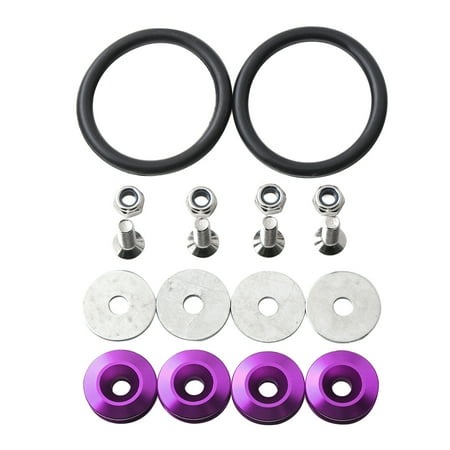 - Universal Quick Release Fastener Bumper Fender Trunk Hatch Washer Screws Kit Set