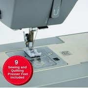 SINGER® Heavy Duty 6380M Sewing Machine with Extension Table & Accessory Kit, Strong Motor with Enhanced Piercing Power, 110 Stitch Applications, Full Metal frame, 1-step Buttonhole & LED Light
