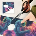 thumbnail image 6 of Yayeee Faucet Mat for Kitchen Sink 14.7" Diatomite Long Splash Guard Pad, Space Astronaut, 6 of 7
