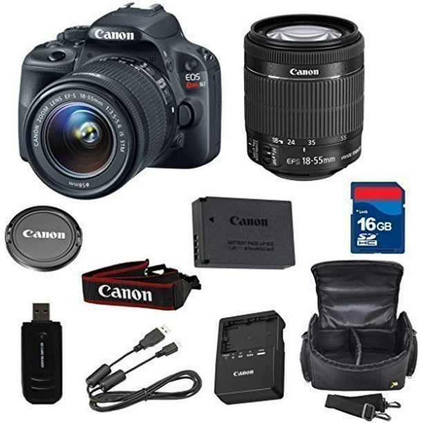 Canon Eos Rebel Sl1 Digital Slr Camera With Ef S 18 55mm F 3 5 5 6 Is