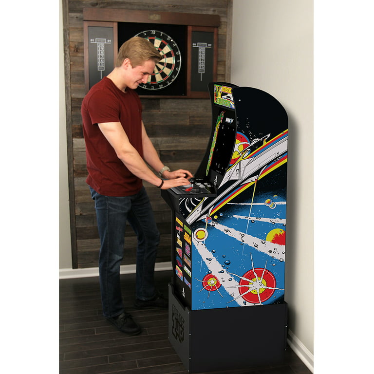 Deluxe 12-in-1 Arcade Machine with Riser, Arcade1UP, Atari Graphics 