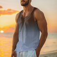 thumbnail image 2 of HCNTES Male Cotton Sleeveless Tee Men Athletic Shirts Men's Tank Tops Workout Beach Vest(Brown,3XL), 2 of 5