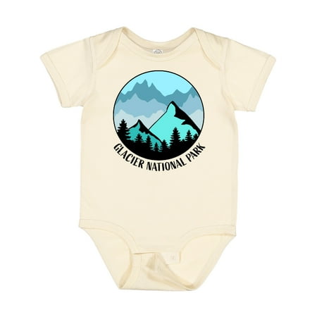 

Inktastic Glacier National Park Montana Mountains Gift Baby Boy or Baby Girl Bodysuit