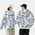 thumbnail image 6 of Balery Hawaii Palms Men's Women's UPF 50+ Sun Protection Lightweight Hoodie Performance Long Sleeve Shirt for Fishing Running-, 6 of 9
