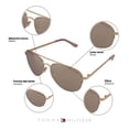 thumbnail image 2 of Lentes de Sol Tommy Hilfiger Mujer X60040 Outlook Marco de Metal Color Rosa 100% UV, 2 of 5