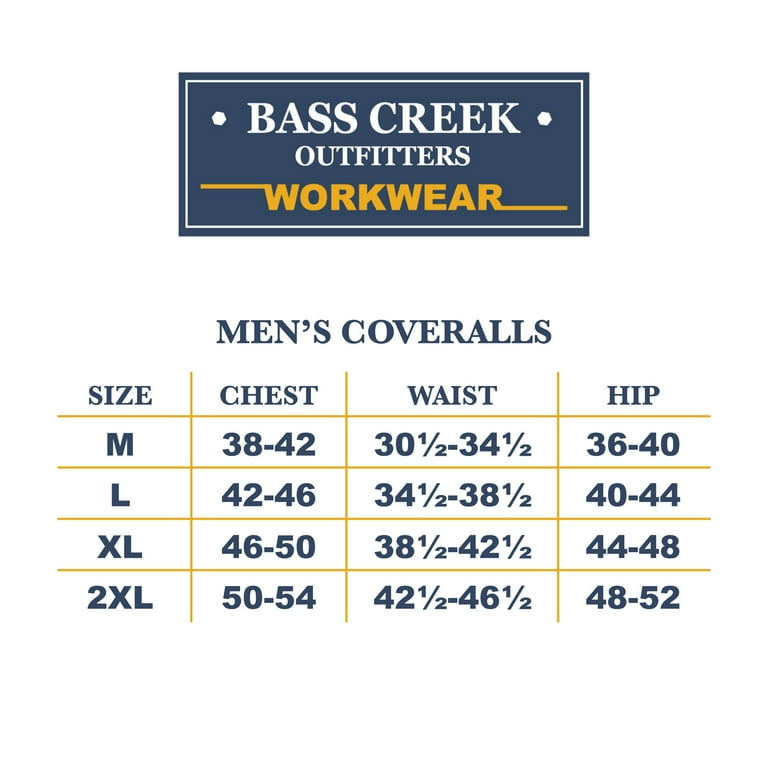 Bass Creek Outfitters Men's Duck Canvas Insulated Coverall Bass Creek Outfitters Men's Duck Canvas Insulated Coverall