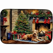 Carolines Treasures DAC2698DDM 0.2 x 21 x 14 in. Lakeland Terrier Cozy Christmas Dish Drying Mat