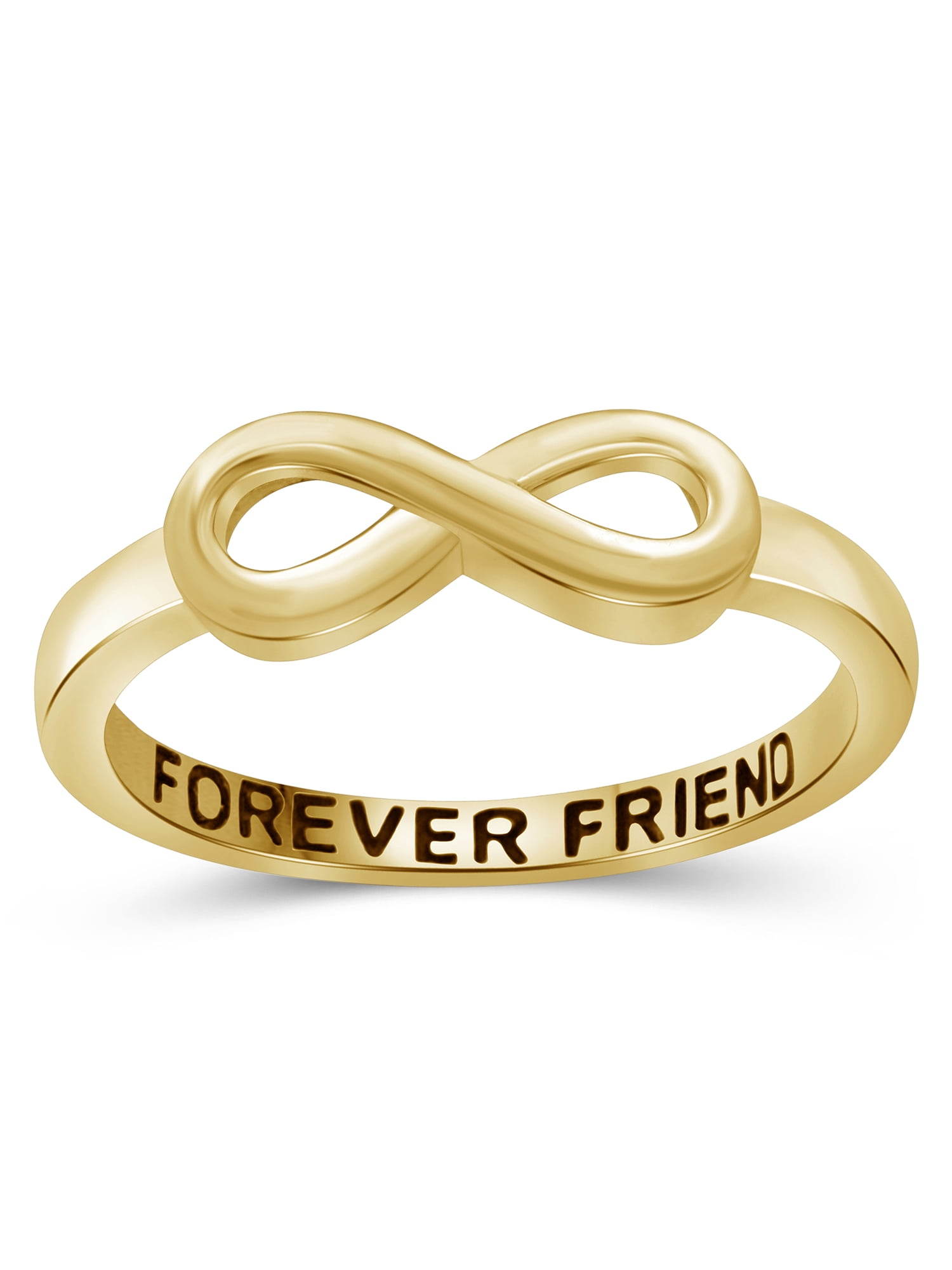 New Friends Gold plated over real Sterling silver 925 Best Forever ring Jewelry