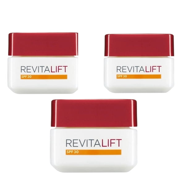 Loreal Paris Revitalift Anti Aging Care Cream SPF30 50 ml 3 Pack