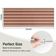 thumbnail image 5 of Brown and Red Christmas Striped Pattern Kitchen Rug Mat,Kitchen Runner Rugs Non Skid Washable,Decorative Kitchen Floor Mats for Kitchen,Sink,Laundry,17"X47", 5 of 5