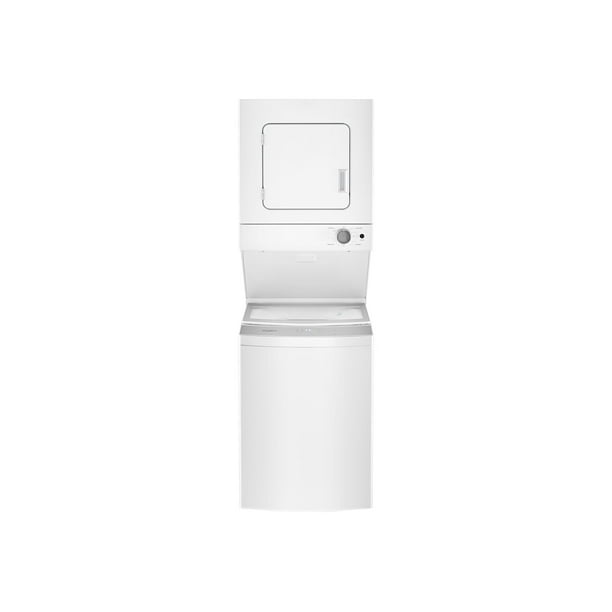 Whirlpool WET4024HW Laundry center freestanding width 23.9 in