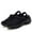 Black, variant on Mules Sneakers Shoes for Women Comfortable Arch Support Slip on Walking Tennis Work Shoes