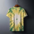thumbnail image 5 of Tie Dye T-Shirt for Women Casual Short Sleeve Crew Neck Tops Loose Fit Vintage Graphic Summer Tees Blosues, 5 of 8