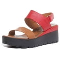 thumbnail image 6 of JUSTINREESS 7300 W Womens Leather Back Strap Sandal In Brown Size 9, 6 of 6