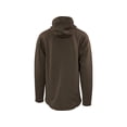 thumbnail image 2 of MidwayUSA Men's Grid Fleece Quarter Zip Hoodie Hawk Brown Medium, 2 of 2