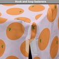 thumbnail image 4 of Orange Dog Crate Cover, Cartoon Citrus Fruit on Polka Dots Pattern, Easy to Use Pet Kennel Cover Small Dogs Puppies Kittens, 7 Sizes, Pale Pink Apricot, by Ambesonne, 4 of 6