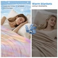 thumbnail image 2 of Rainbow Color Cooling Blanket, Lightweight Breathable Summer Throw Blanket with Double Sided Cold Effect, Fantasy Colorful Ombre Swirl Picnic Beach Blankets Bed Sheet for Hot Sleepers 40"x60", 2 of 8