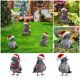 thumbnail image 3 of Navidad: Gallina, Erizo Y Conejo Adorables. Tarjeta Acrílica Con Impresión Plana En 2D. Estaca Para Insertar En El Suelo. Decoración Navideña Colorida Para Jardín. Adecuada Para El Jardín En Navidad, 3 of 3