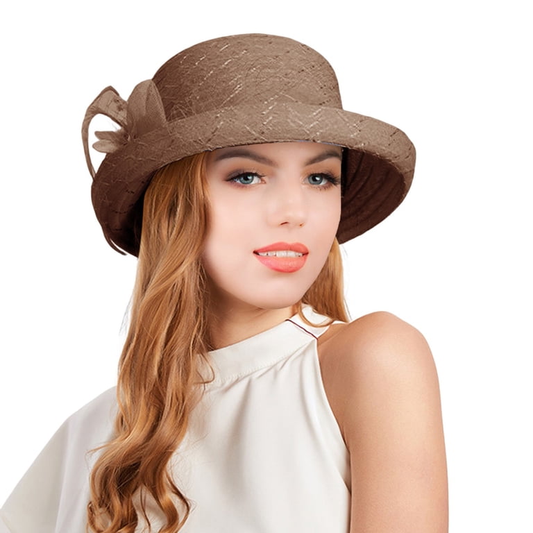 GILIGEGE 2025 Kentucky Derby Hats for Women- Organza Church  display picture 3