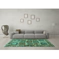 thumbnail image 3 of Ahgly Company Indoor Rectangle Persian Turquoise Blue Traditional Area Rugs, 4' x 6', 3 of 4