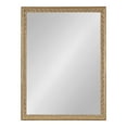 thumbnail image 5 of Kate and Laurel Johann Traditional Rectangle Wall Mirror, 18 x 24, Antique Gold, Vintage Ornate Bathroom Vanity Mirror with Embossed Frame and Textured Finish, 5 of 7