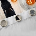 thumbnail image 4 of Manfei Magic Halloween Witch Black Out Curtains for Kids, Neon Orange Pumpkin Curtains Pack of 2 (42x63 Each), Spooky Jungle Bedroom Curtains, Window Curtains Room Decor, 4 of 6