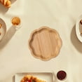 thumbnail image 6 of SSZMDLB under $5 Bamboo Serving Trays, Wood Snack Platter, Natural Round Rectangular Tray for Kitchen, Dining, Party, Fruit, Cheese, Appetizer, Decor, 6 of 6