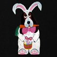 thumbnail image 2 of CafePress - Basset Hound Easter Bunny Maternity T Shirt - Maternity Dark T-Shirt, 2 of 3