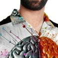 thumbnail image 5 of Mathematical Engineering Men's Short Sleeve Printed Button Down Hawaiian Beach Shirts, 5 of 6