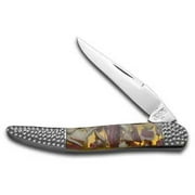Schatt & Morgan Toothpick Knife Deer Stag & Clear Resin Stainless Pocket