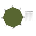 thumbnail image 2 of yotijay Waterproof Octagonal Tent Footprint Camping Tarp Hammock Shelter Water Resistant with 8 Ground Nails, 2 of 7