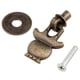 thumbnail image 2 of Tirar perillas Manijas 38 * 23mm Antiguo bronce linterna forma de zinc aleación Vintage Caja de puerta Caja de puertas Cajador de cajones Muebles Hardware, 2 of 6