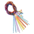thumbnail image 1 of Matsuzay Juego de ganchos de ganchillo de 12 Uds. De 3,5mm-12mm con Cable largo de plástico para tejer alfombras agujas de tejer De coser Matsuzay HA003000-00, 1 of 1