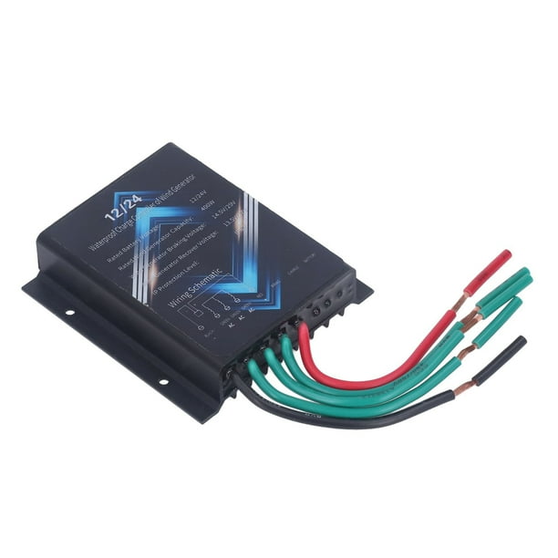 Controlador De Generador De Viento, Controlador De Carga De Turbina Impermeable 400W 12/24V Para Protección