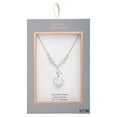 thumbnail image 4 of Believe by Brilliance- Women's Silver Plated Cubic Zirconia Heart Pendant Necklace, 18", 4 of 4