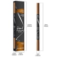thumbnail image 2 of Natural Brows Eyebrow Pen 2 In 1 Microblading Eyebrow Pencil， New 3D With 4 Fork Tip & Precise Brush Microblading Eyebrow Pen For Natural Makeup All Day(Dark Brown 1pcs) ! 1ml, 2 of 8