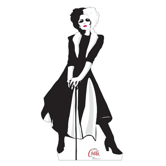 Cardboard People Cruella Life Size Cardboard Cutout Standup - Disneys Cruella (2021 Film)
